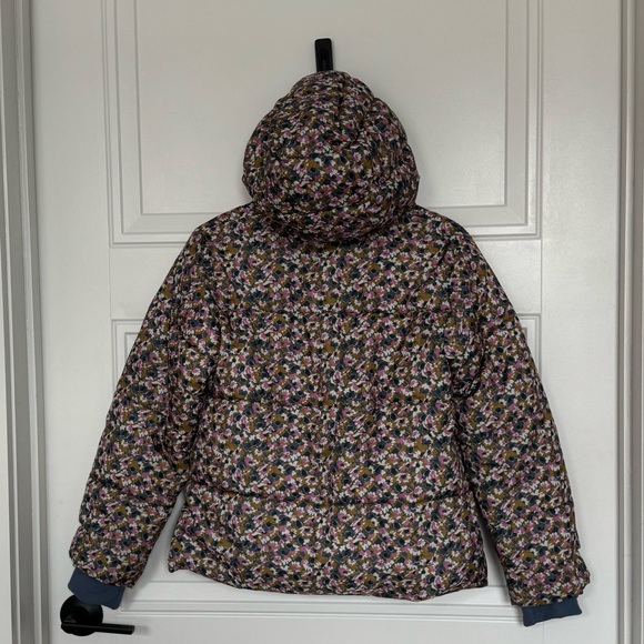 Floral Puffer Hooded Jacket - Picture 4 of 5
